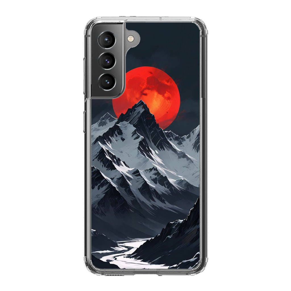 Crimson Eclipse The Mountain Samsung Galaxy S22 / S22 Plus Case