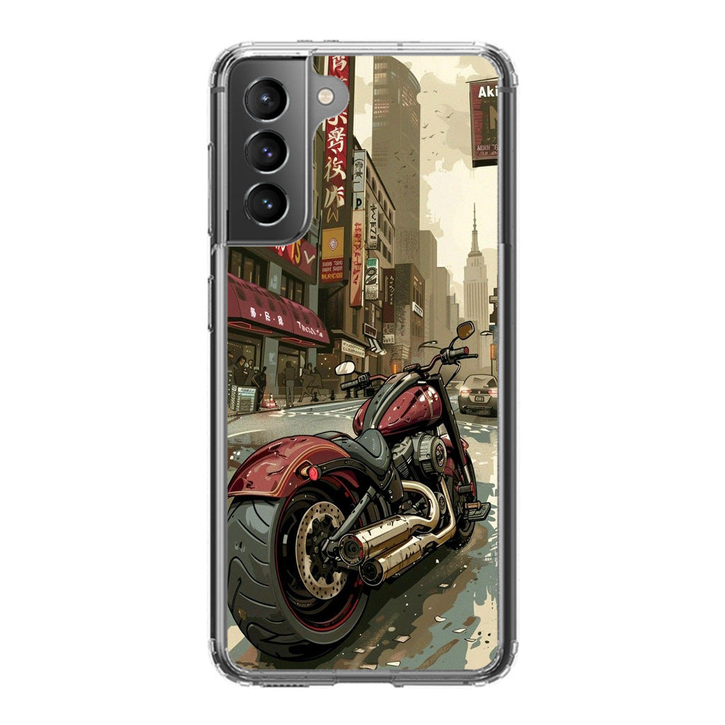 Motorcycle In Tokyo Streets Samsung Galaxy S22 / S22 Plus Case