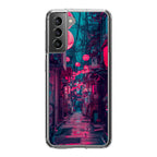Neon Veins of the Night Market Samsung Galaxy S22 / S22 Plus Case