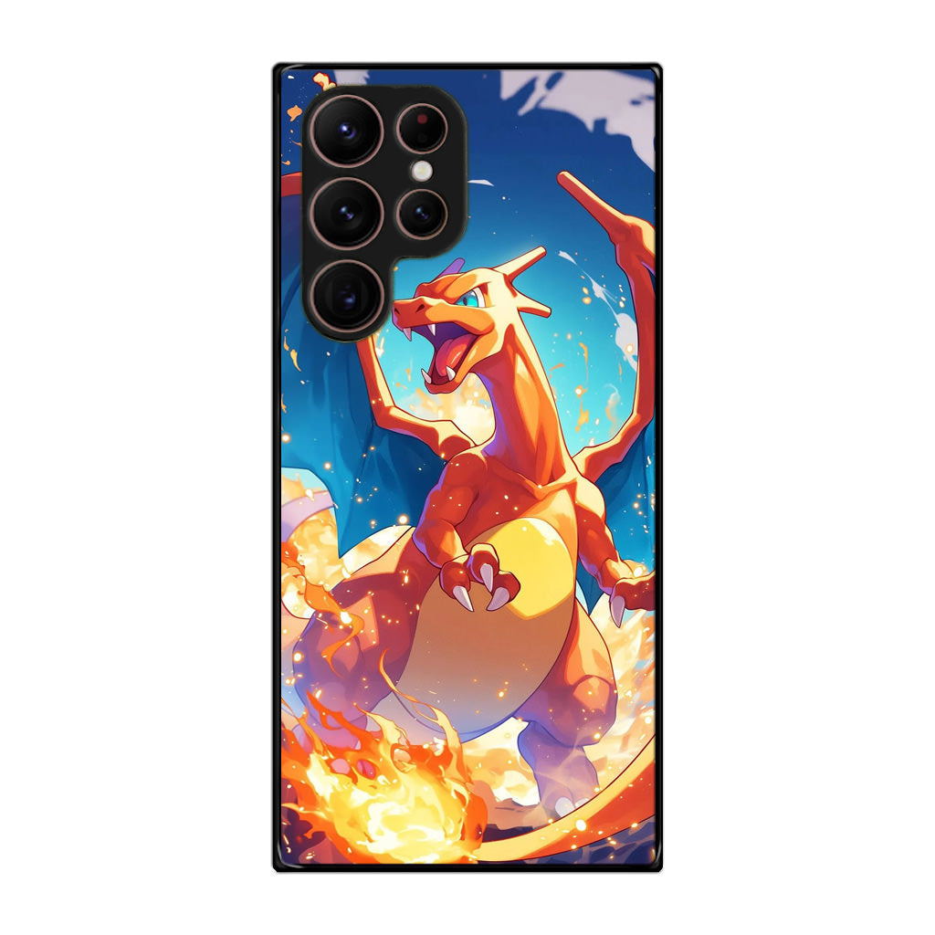 Charizard Crimson Storm Samsung Galaxy S22 Ultra 5G Case