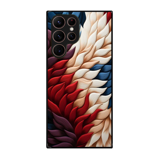 Colorful Feathers Art Samsung Galaxy S22 Ultra 5G Case