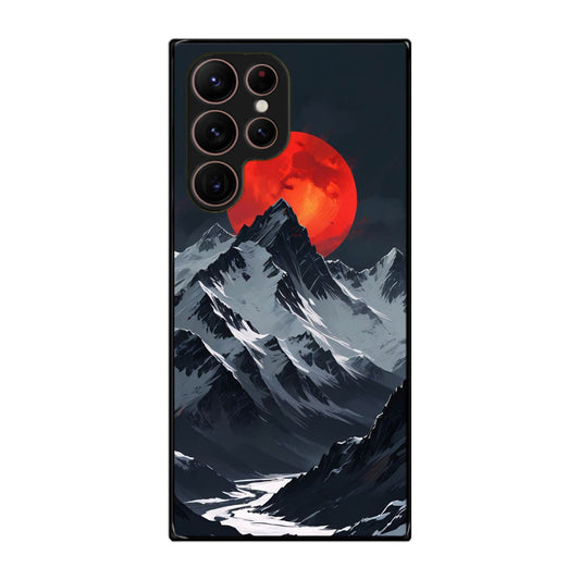 Crimson Eclipse The Mountain Samsung Galaxy S22 Ultra 5G Case