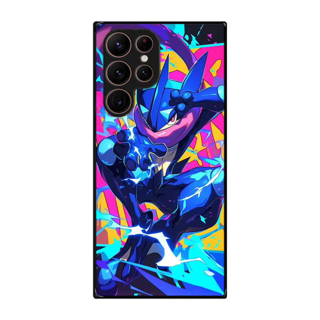 Greninja Aqua Blast Samsung Galaxy S22 Ultra 5G Case
