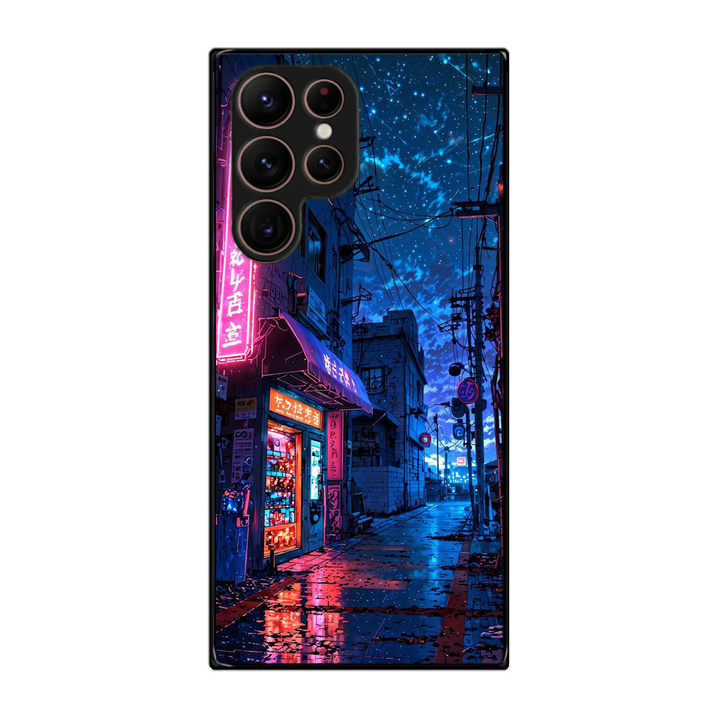 Japan Neon Reverie Samsung Galaxy S22 Ultra 5G Case