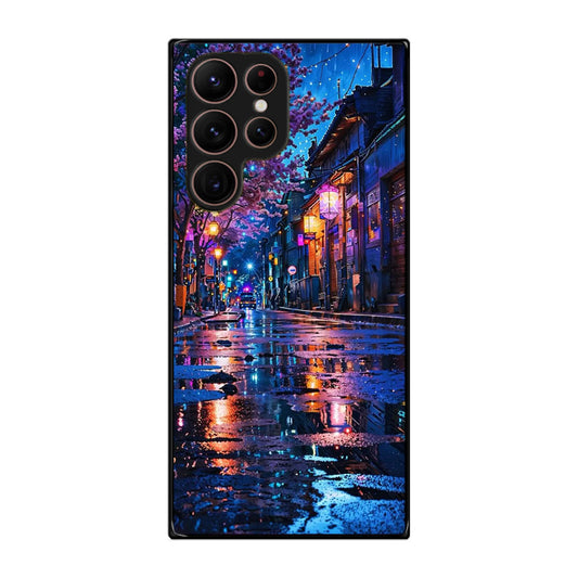 Midnight Sakura Glow Samsung Galaxy S22 Ultra 5G Case