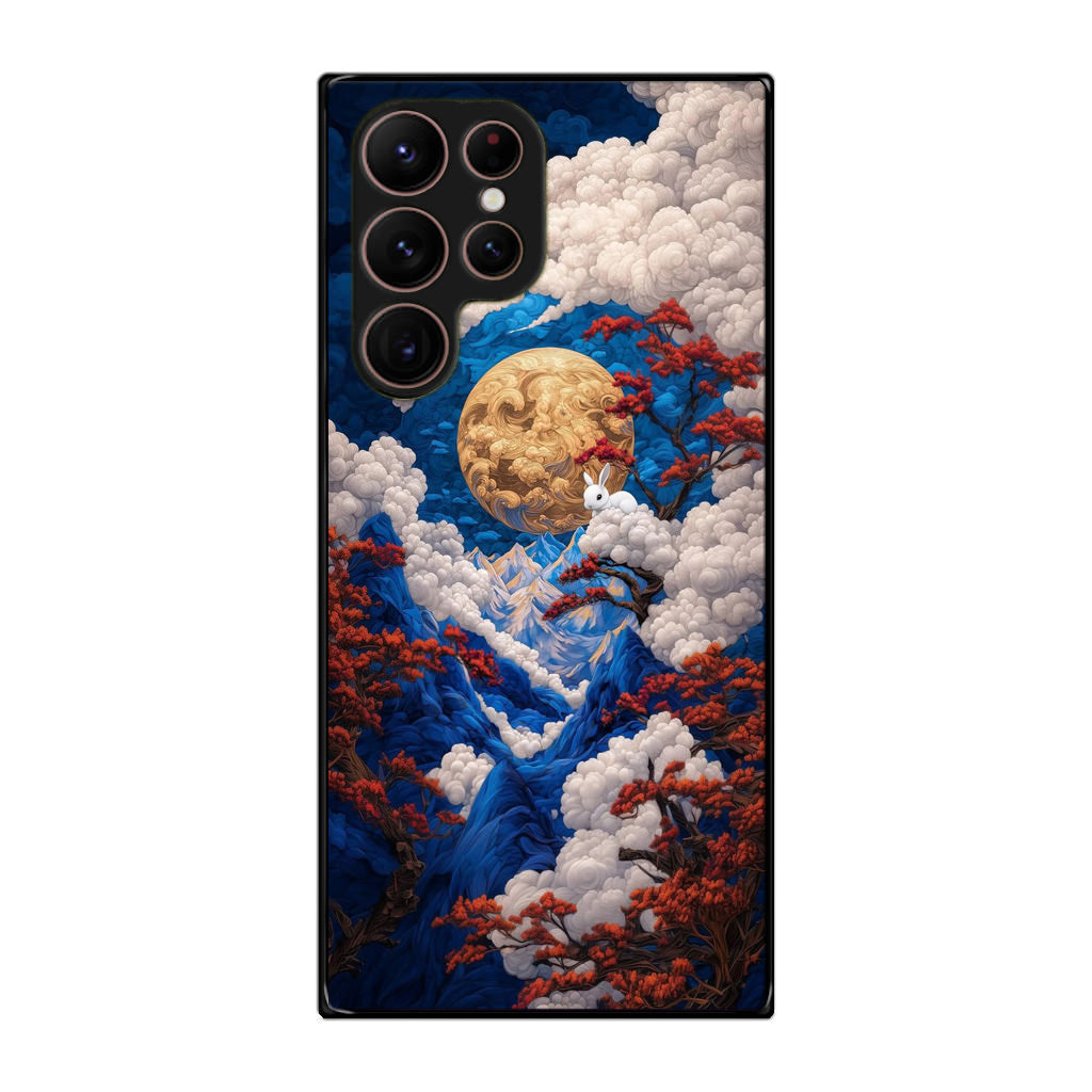 Moonlight Whispers Celestial Peaks Samsung Galaxy S22 Ultra 5G Case