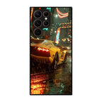 Night Drift Thunder Neon Streets Samsung Galaxy S22 Ultra 5G Case