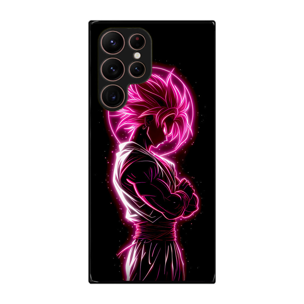 Pink Radiant Saiyan Samsung Galaxy S22 Ultra 5G Case