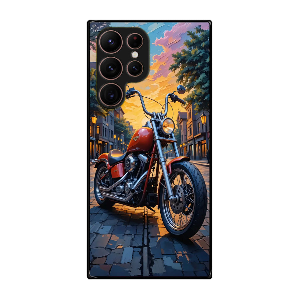 Sunset Thunder Ride Into the Glow Samsung Galaxy S22 Ultra 5G Case