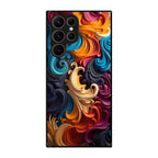 The Dance of Abstract Waves Samsung Galaxy S22 Ultra 5G Case