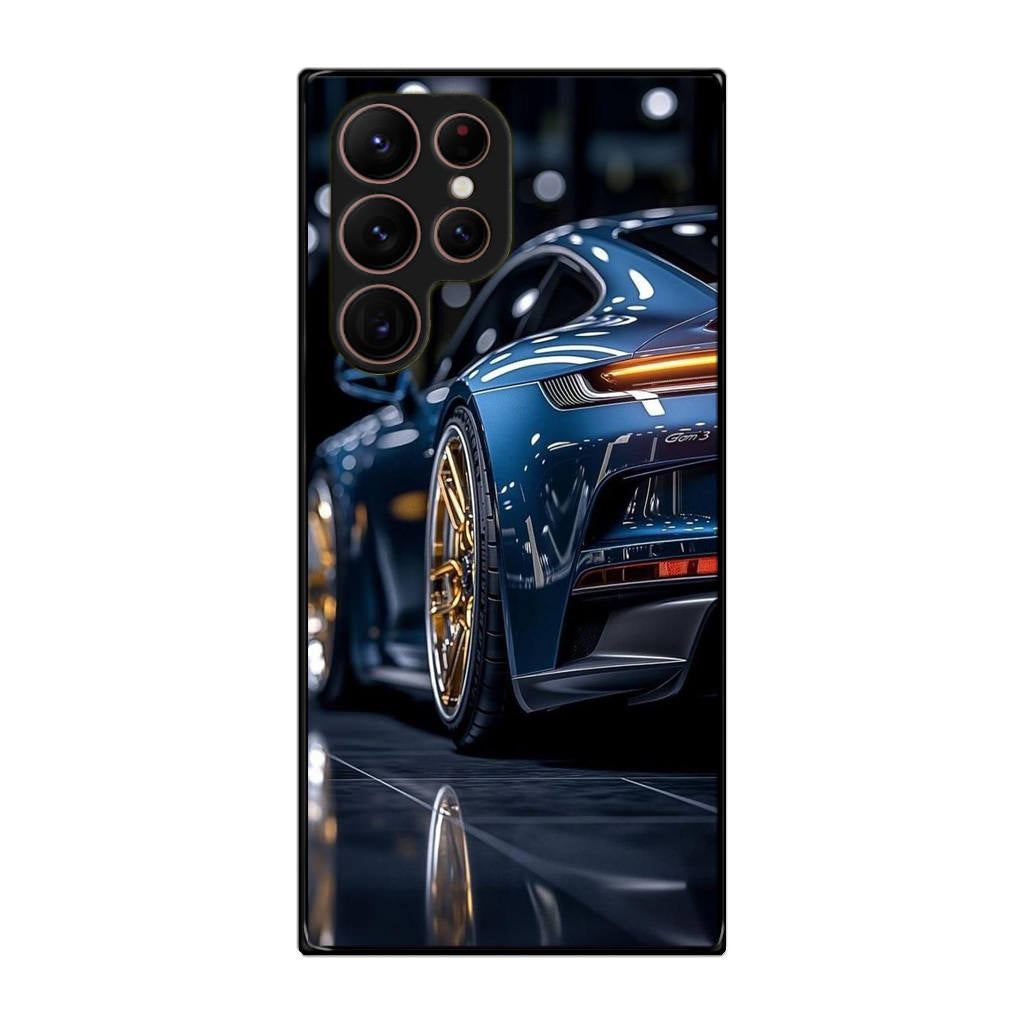 Velvet Thunder Elegance on Wheels Samsung Galaxy S22 Ultra 5G Case