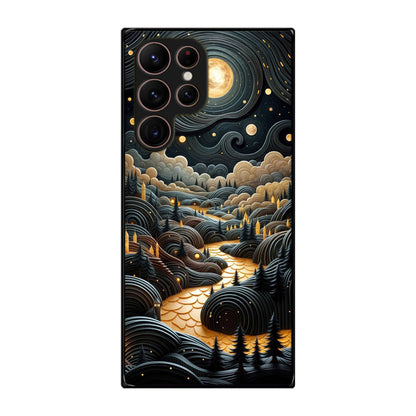 Whispers of the Lunar Valley Samsung Galaxy S22 Ultra 5G Case
