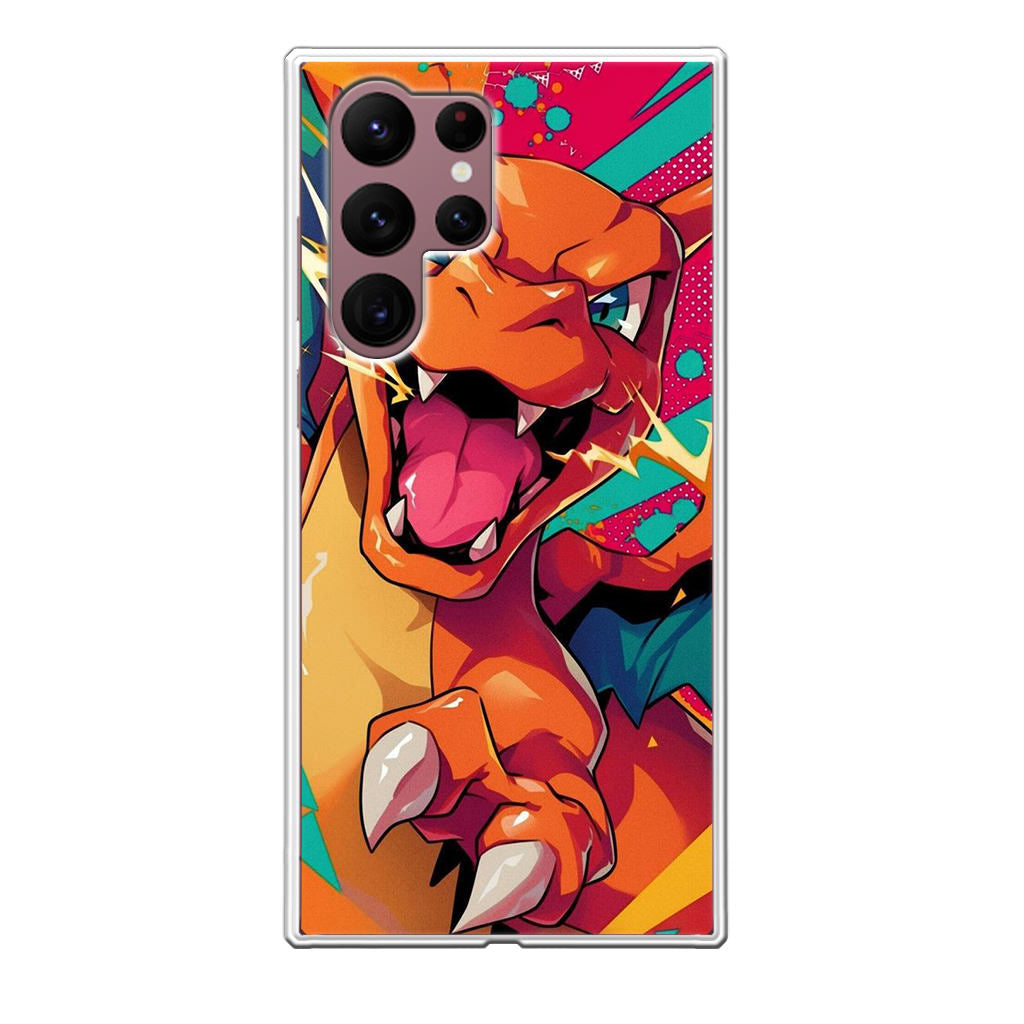 Blazing Fury Charizard Samsung Galaxy S22 Ultra 5G Case