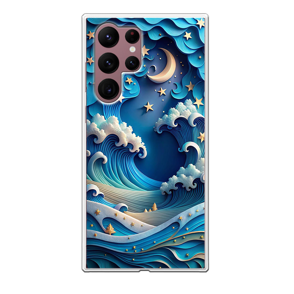 Dreamtide Where Stars Kiss the Sea Samsung Galaxy S22 Ultra 5G Case