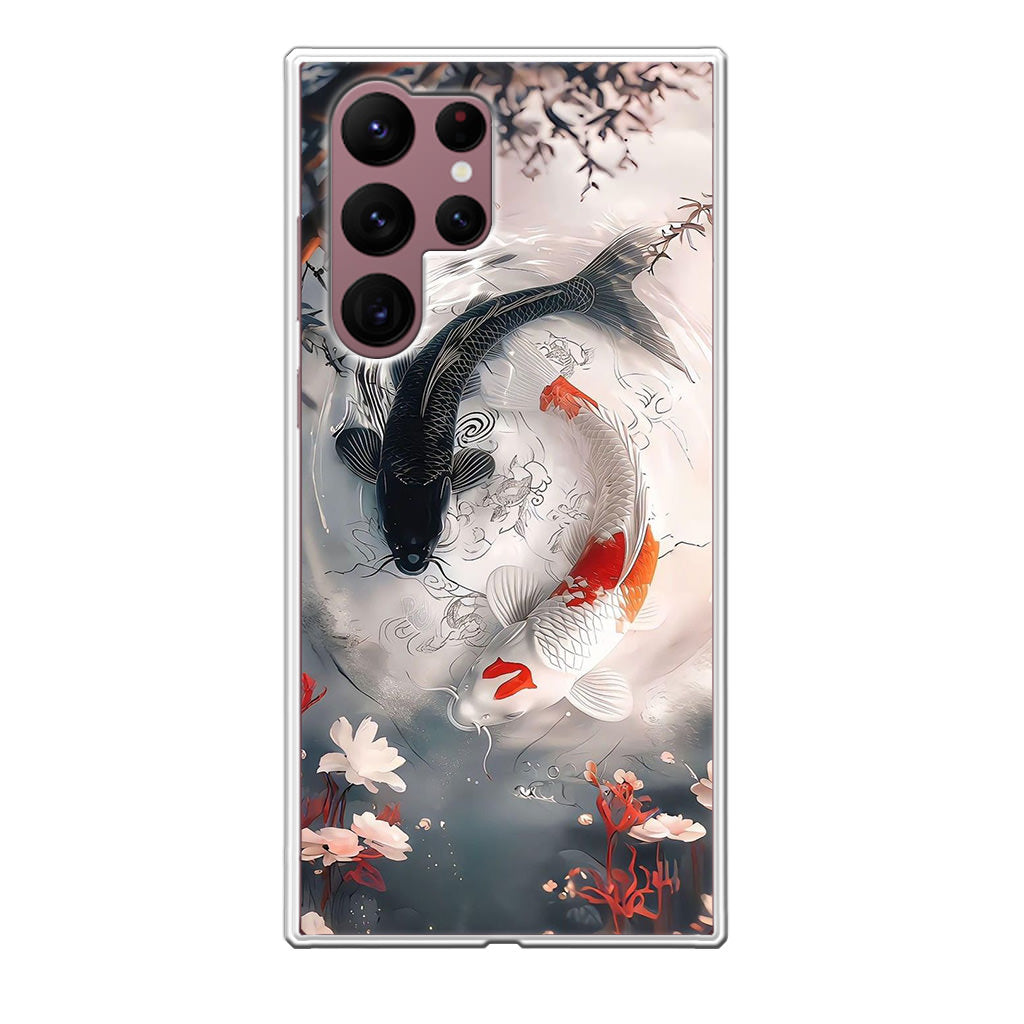 Eternal Balance of The Koi Spirits Samsung Galaxy S22 Ultra 5G Case