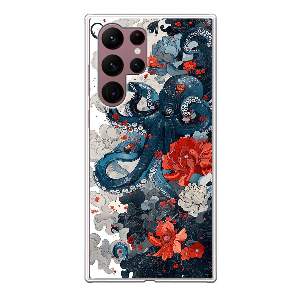 Floral Kraken Samsung Galaxy S22 Ultra 5G Case