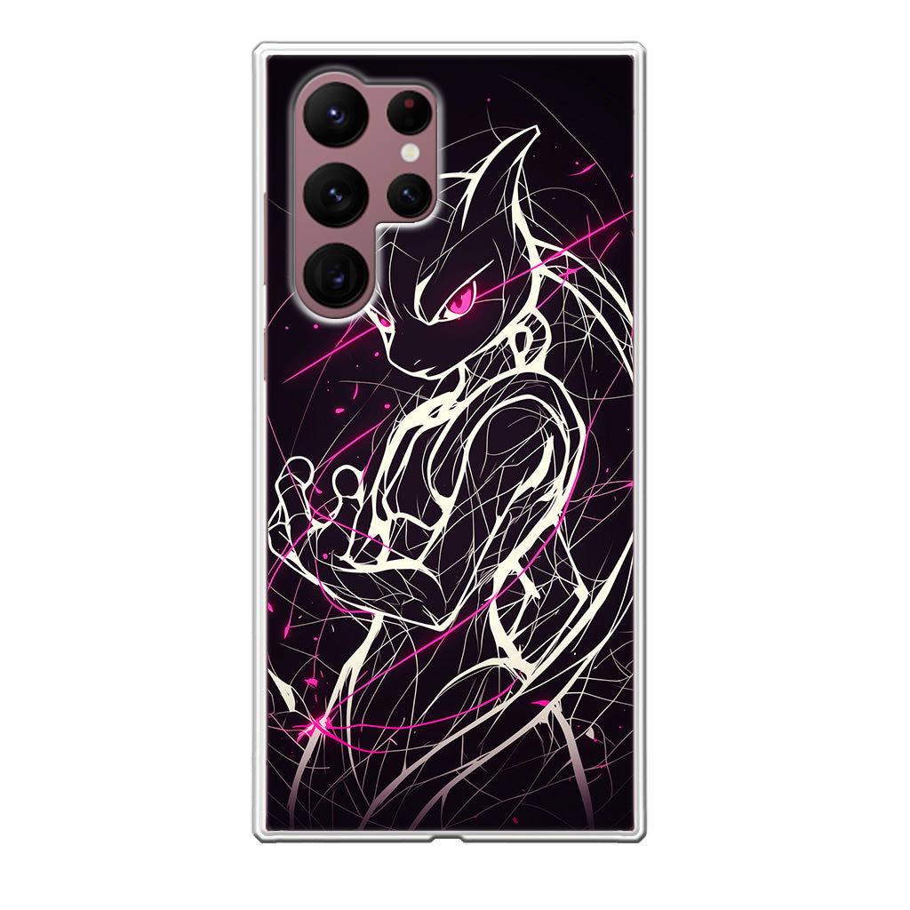 Mewtwo Cosmic Energy Samsung Galaxy S22 Ultra 5G Case