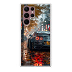 Neon Drift Autumn Streets Samsung Galaxy S22 Ultra 5G Case