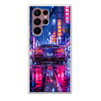 Neon Midnight Drift Tokyo Rain Samsung Galaxy S22 Ultra 5G Case