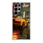 Night Drift Thunder Neon Streets Samsung Galaxy S22 Ultra 5G Case
