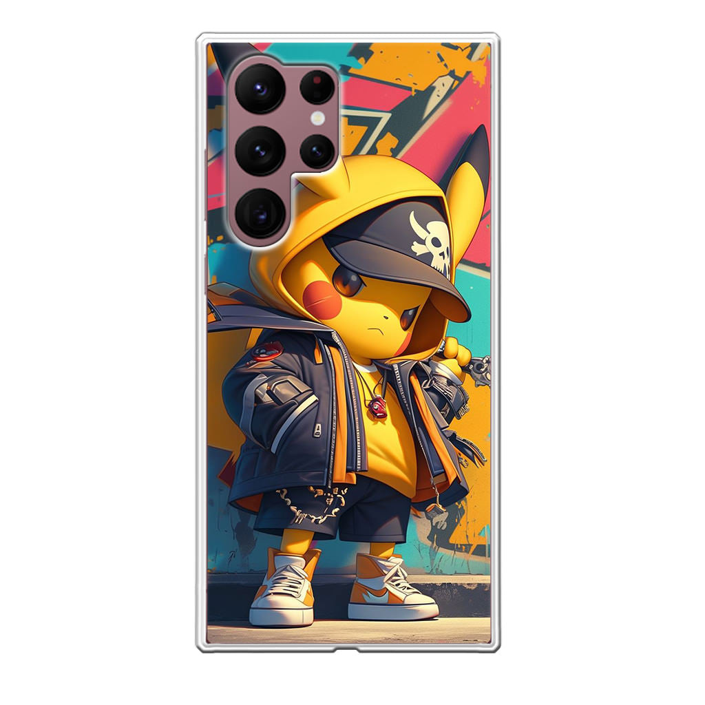 Pikachu Street Rebellion Samsung Galaxy S22 Ultra 5G Case