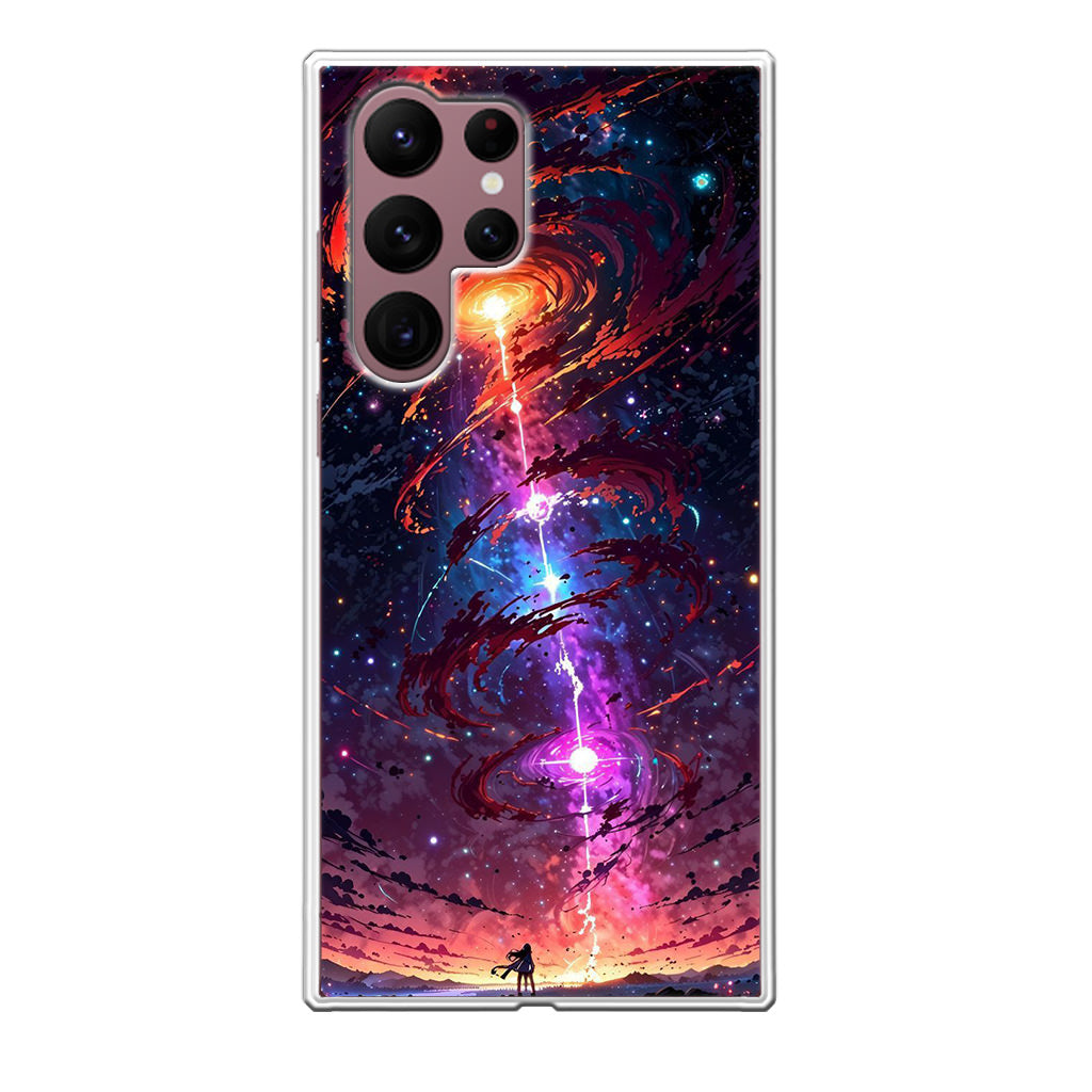 Stargazer at the Axis of Creation Samsung Galaxy S22 Ultra 5G Case