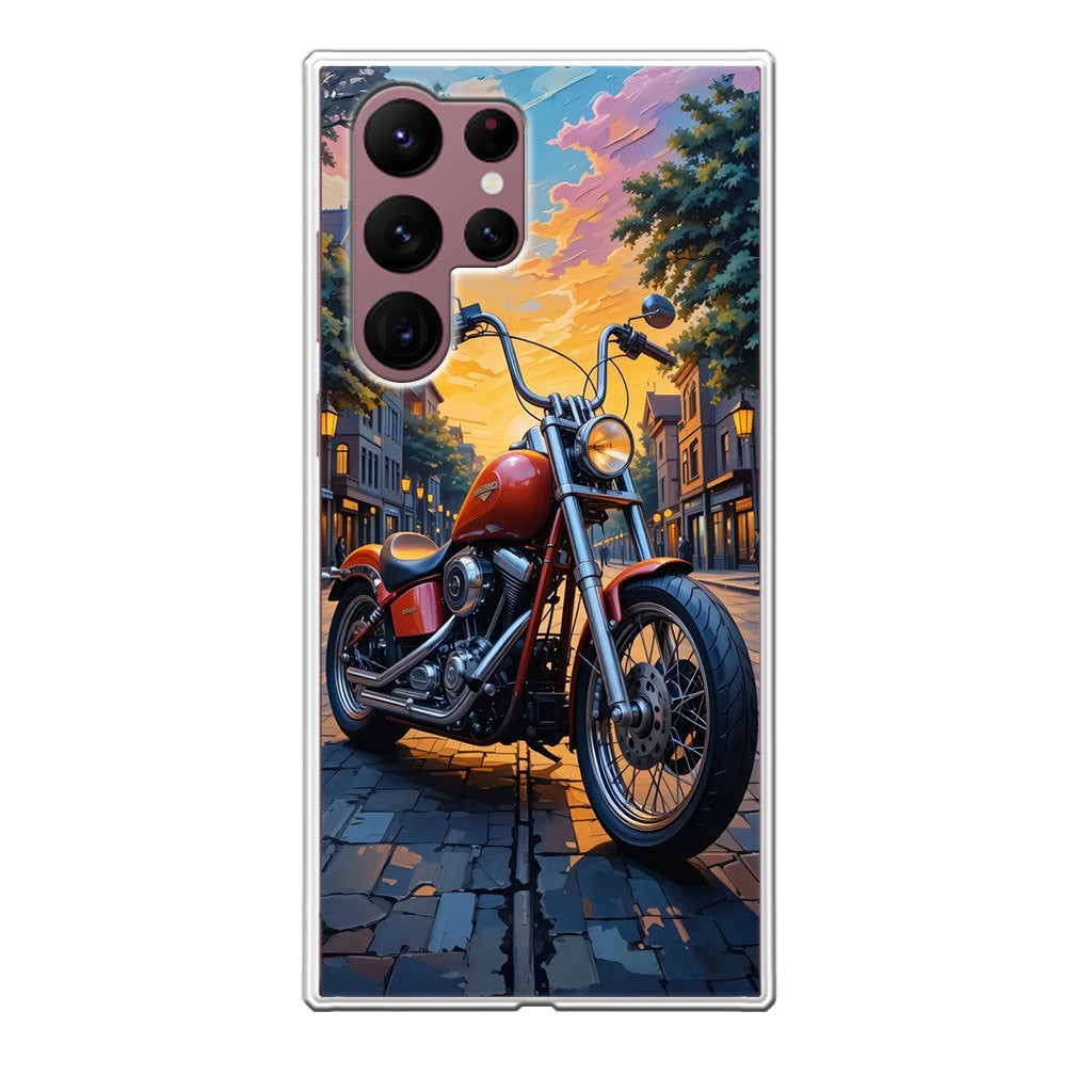 Sunset Thunder Ride Into the Glow Samsung Galaxy S22 Ultra 5G Case