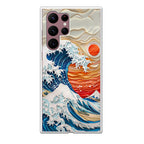 The Great Wave Off Paper Art Samsung Galaxy S22 Ultra 5G Case