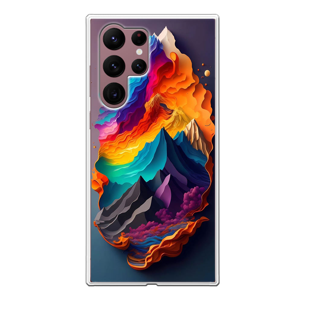 The Spectrum of Peaks Samsung Galaxy S22 Ultra 5G Case