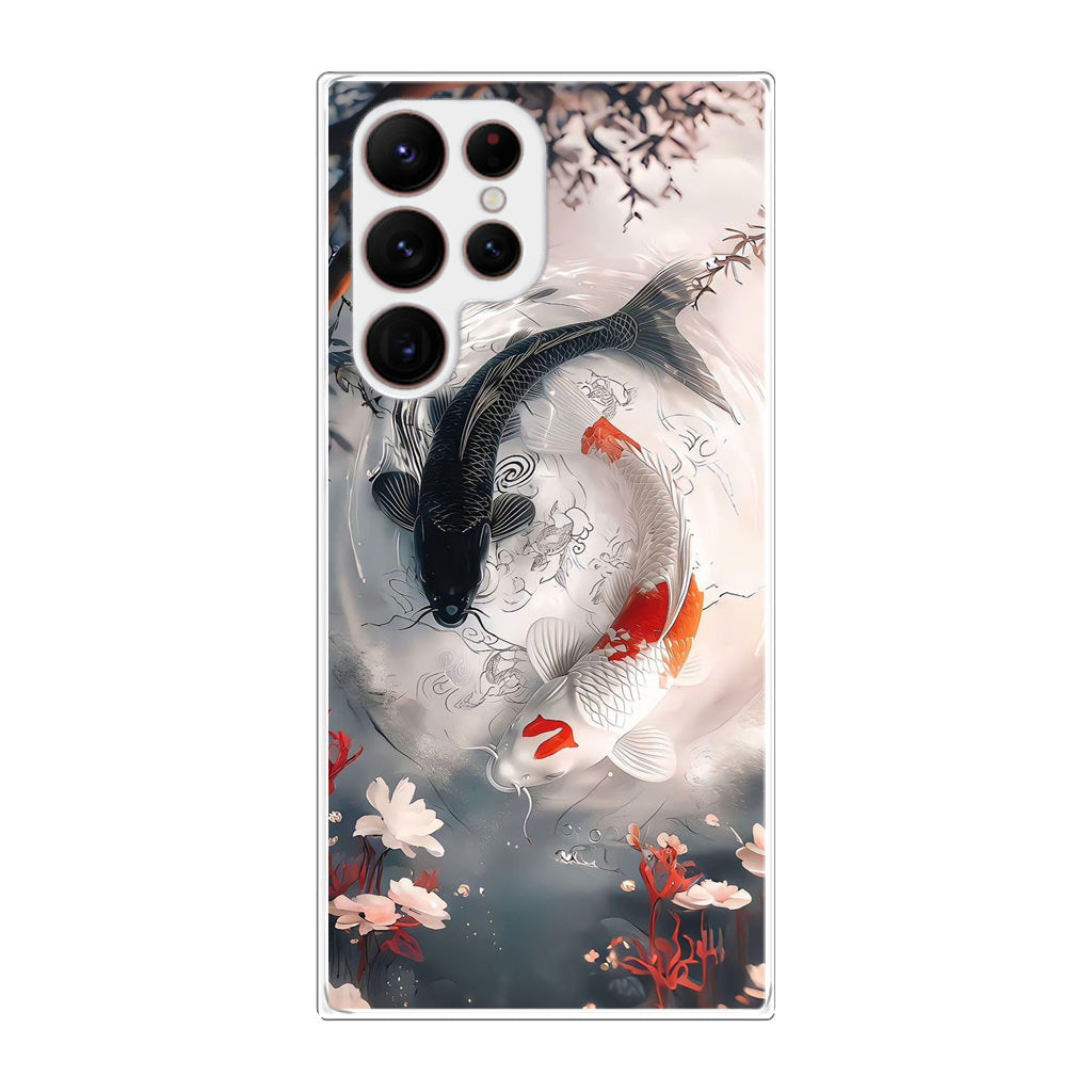 Eternal Balance of The Koi Spirits Samsung Galaxy S22 Ultra 5G Case
