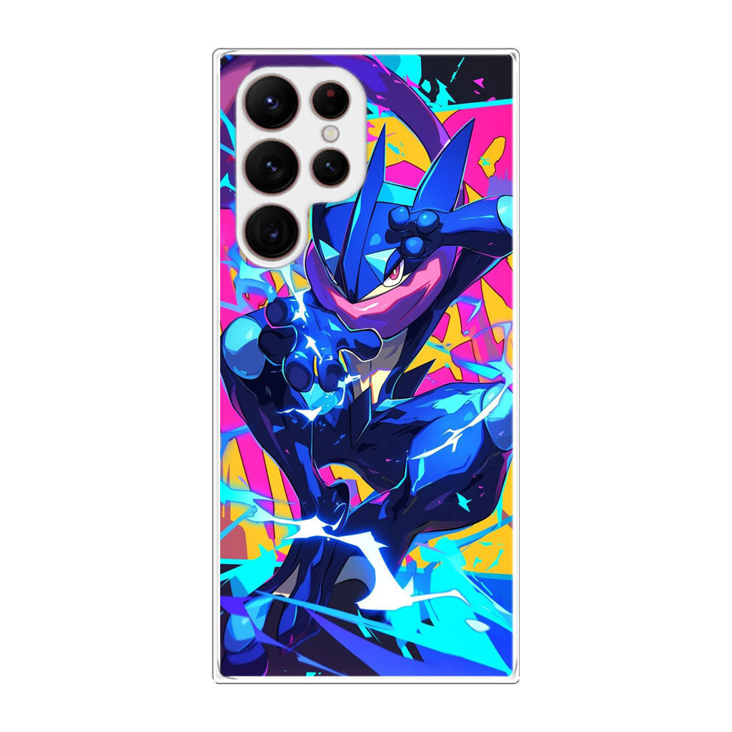 Greninja Aqua Blast Samsung Galaxy S22 Ultra 5G Case