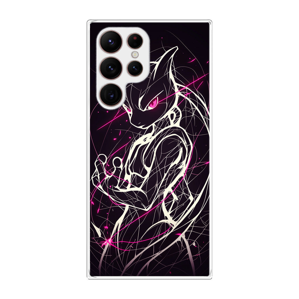 Mewtwo Cosmic Energy Samsung Galaxy S22 Ultra 5G Case