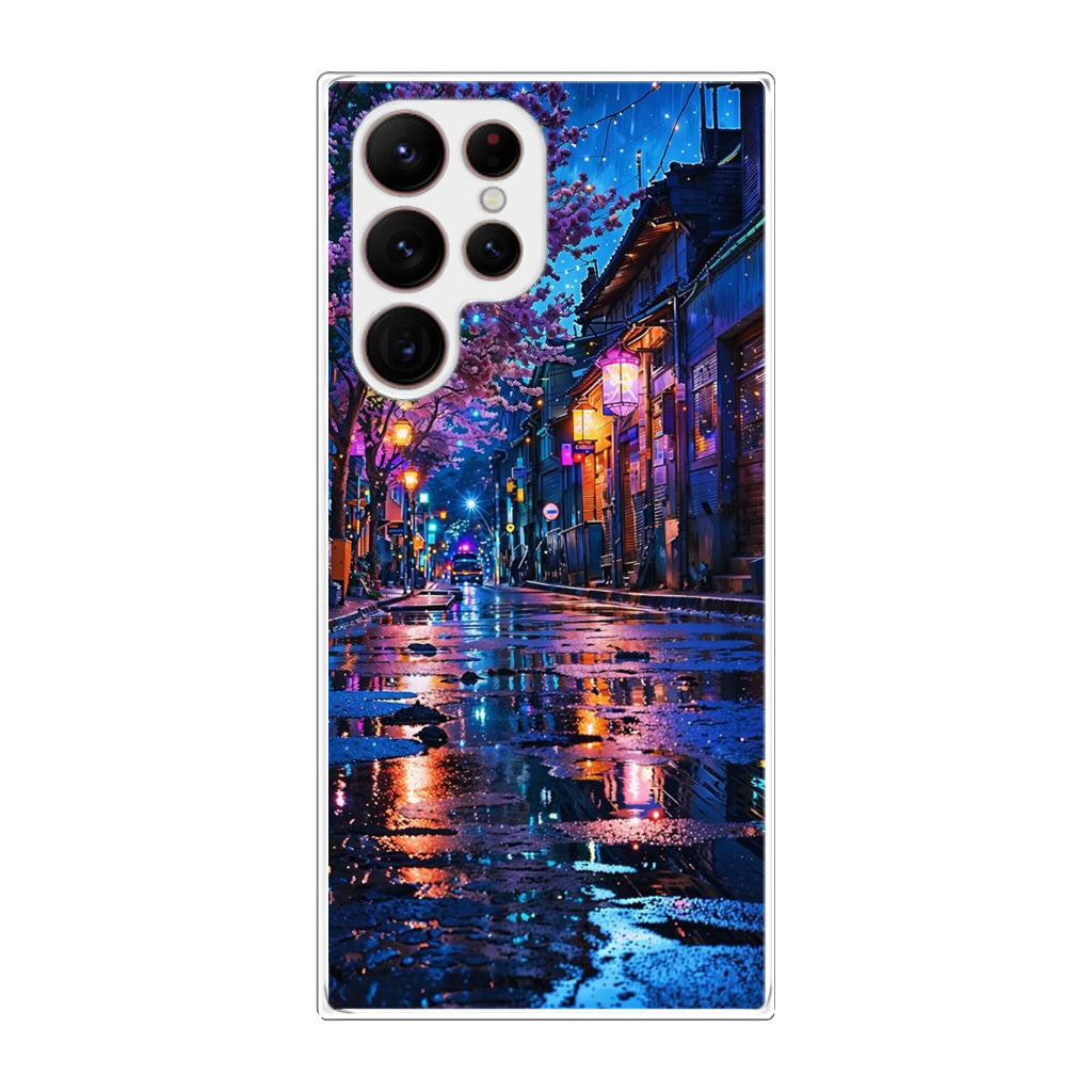 Midnight Sakura Glow Samsung Galaxy S22 Ultra 5G Case
