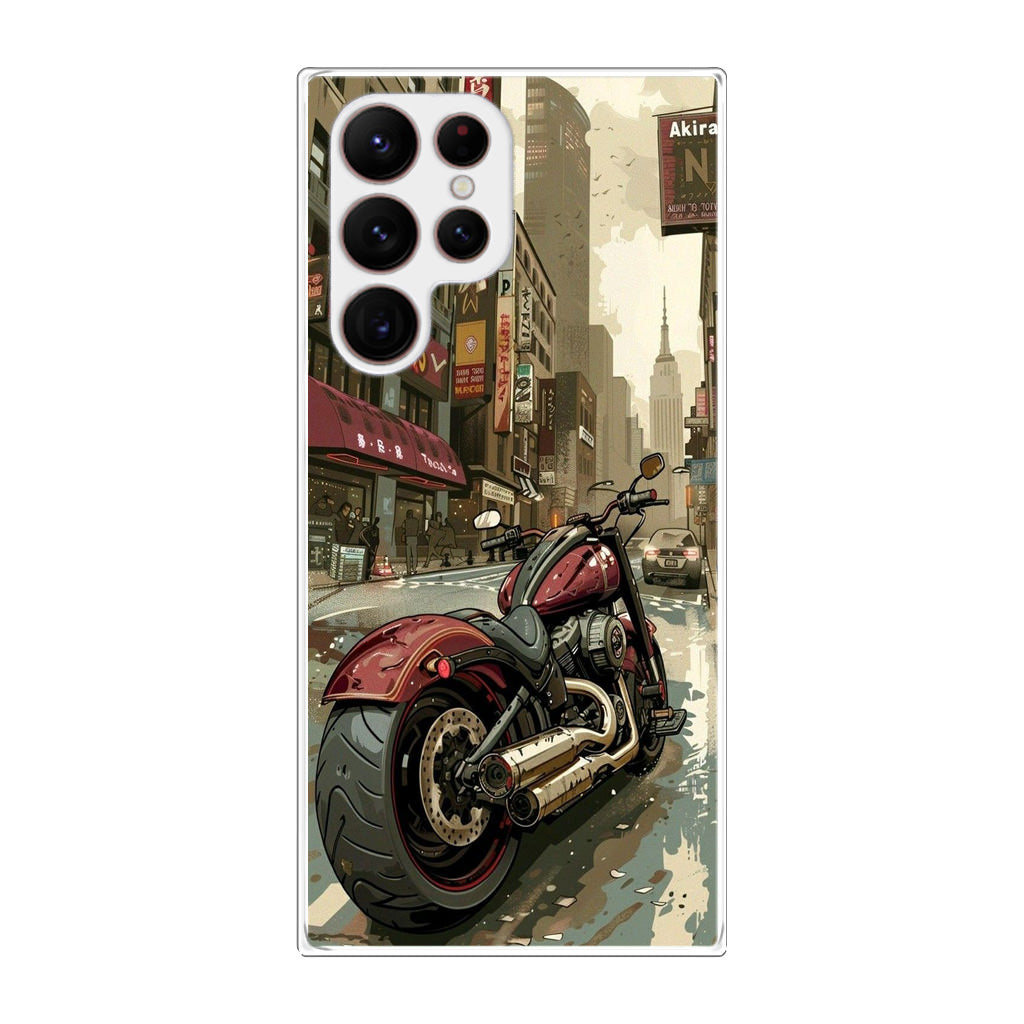 Motorcycle In Tokyo Streets Samsung Galaxy S22 Ultra 5G Case