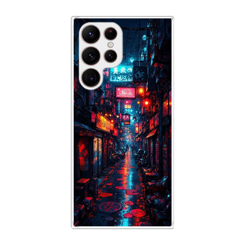 Neon Veins Of The Cyber City Samsung Galaxy S22 Ultra 5G Case