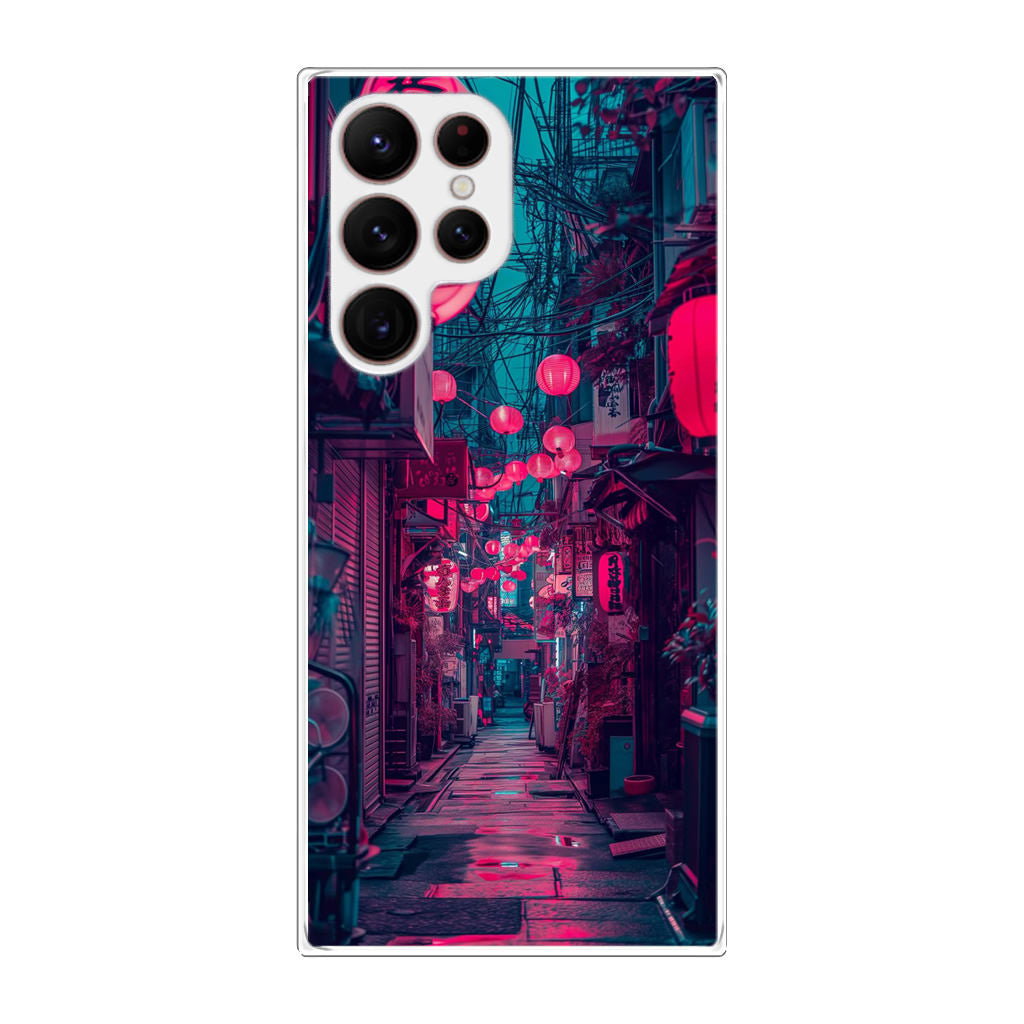 Neon Veins of the Night Market Samsung Galaxy S22 Ultra 5G Case