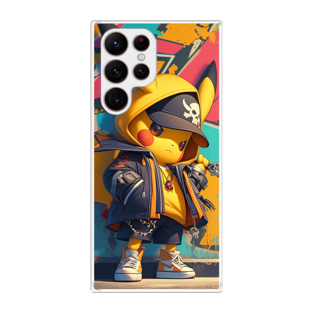 Pikachu Street Rebellion Samsung Galaxy S22 Ultra 5G Case