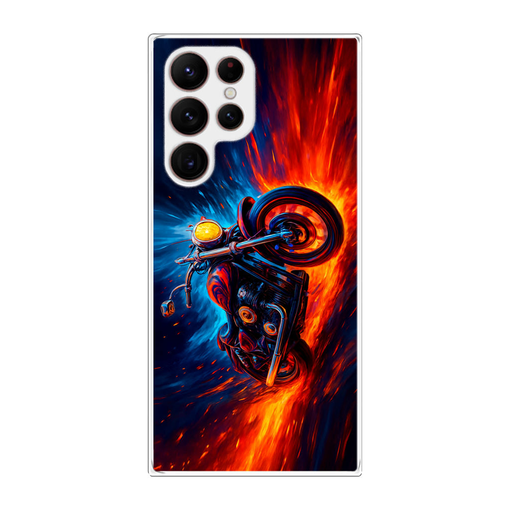 Ride Through Fire and Ice Samsung Galaxy S22 Ultra 5G Case