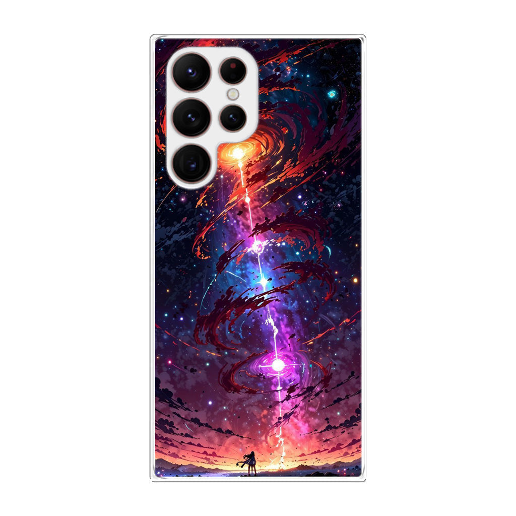 Stargazer at the Axis of Creation Samsung Galaxy S22 Ultra 5G Case