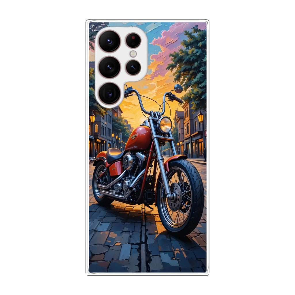 Sunset Thunder Ride Into the Glow Samsung Galaxy S22 Ultra 5G Case