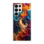 The Dance of Abstract Waves Samsung Galaxy S22 Ultra 5G Case