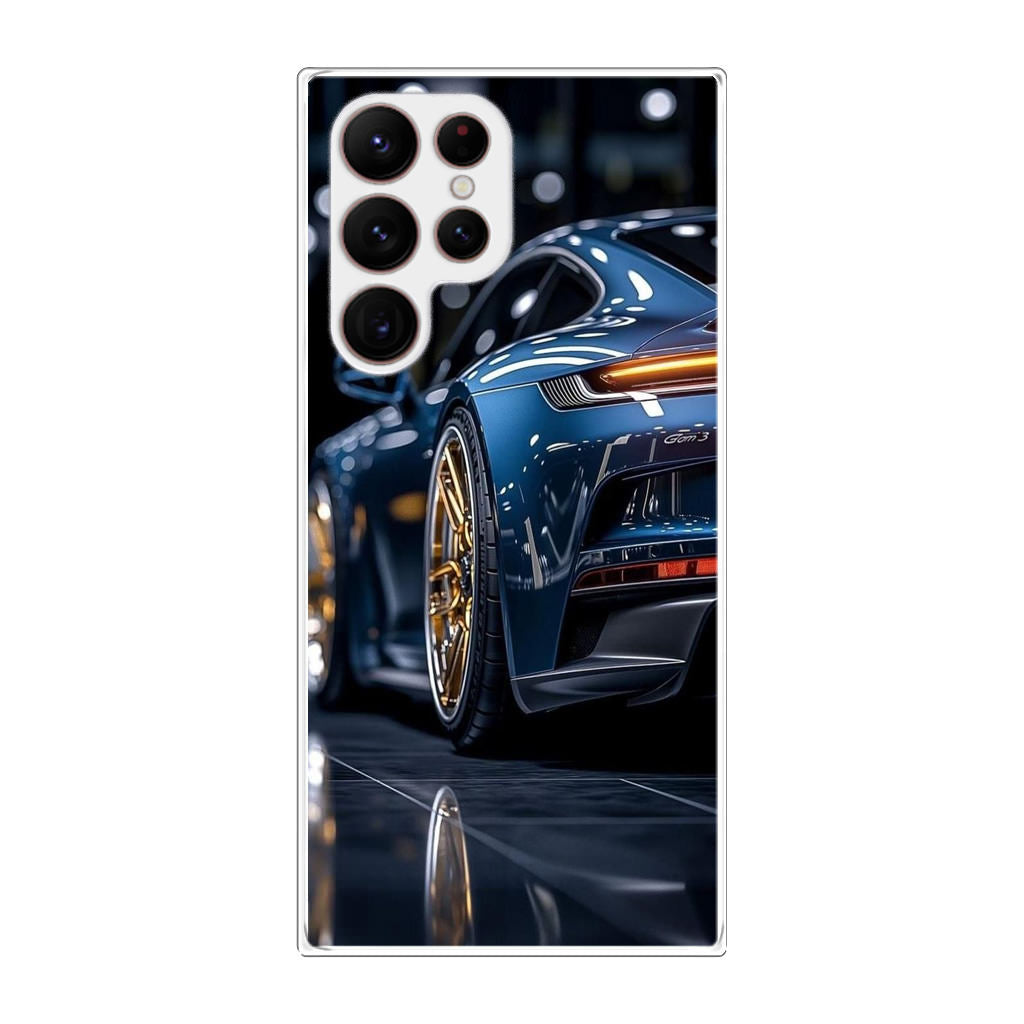 Velvet Thunder Elegance on Wheels Samsung Galaxy S22 Ultra 5G Case