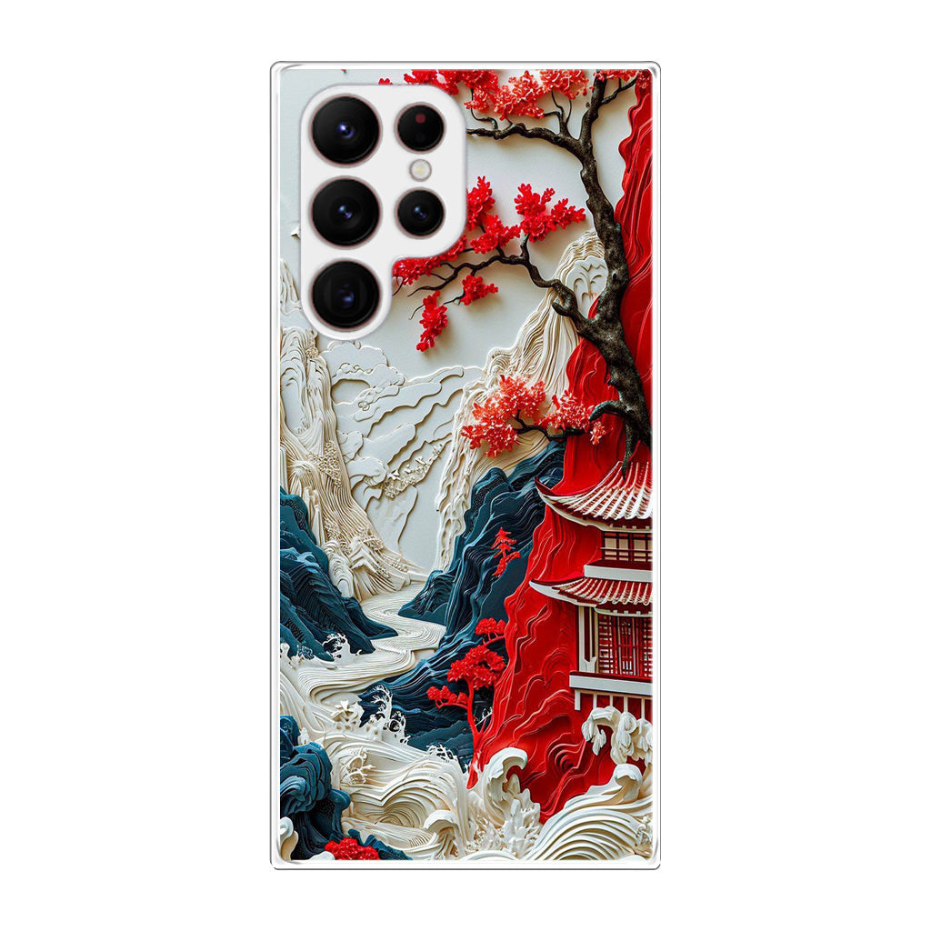 Whispers of the Crimson Zen Samsung Galaxy S22 Ultra 5G Case