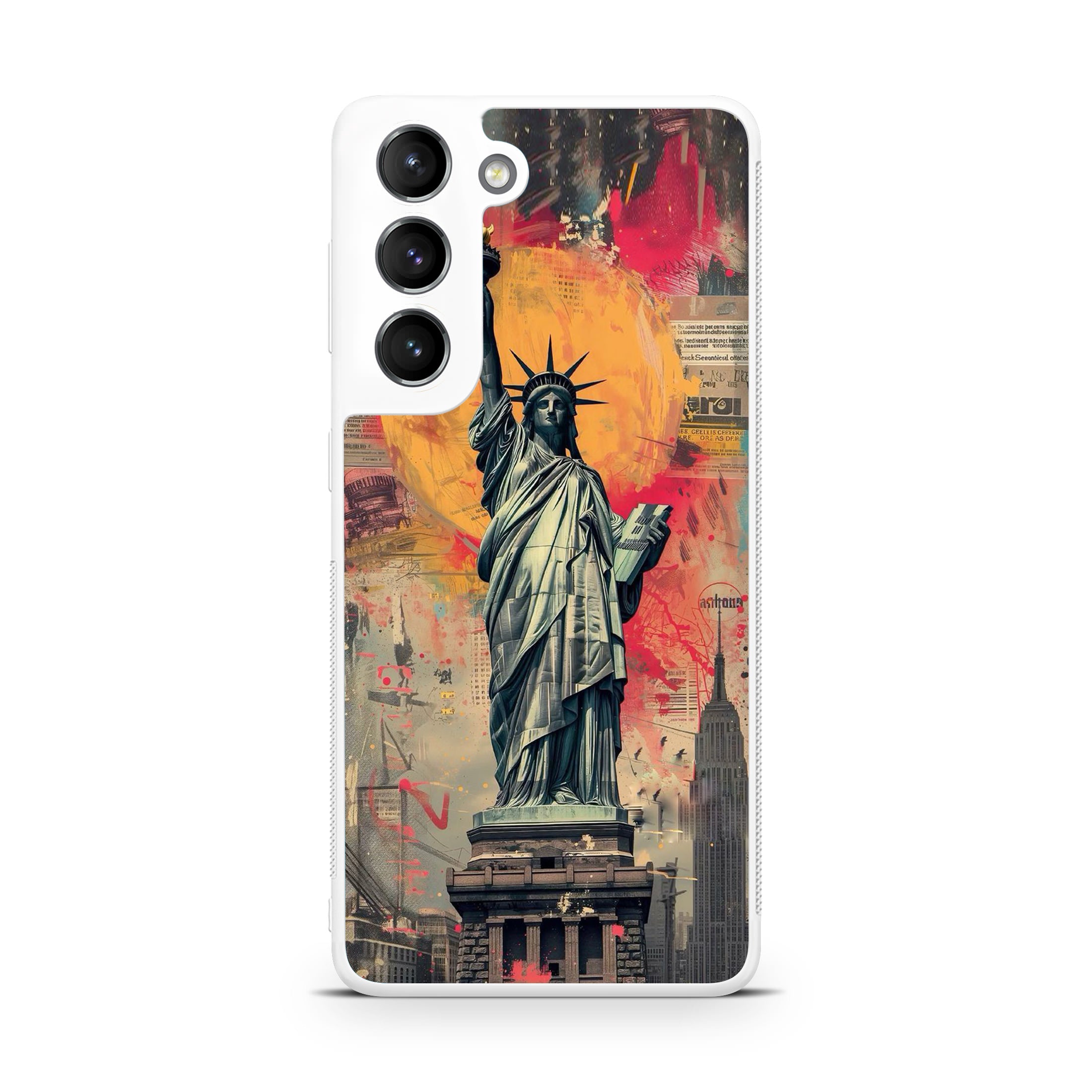Canvas Art Statue of Liberty Samsung Galaxy S22 / S22 Plus Case