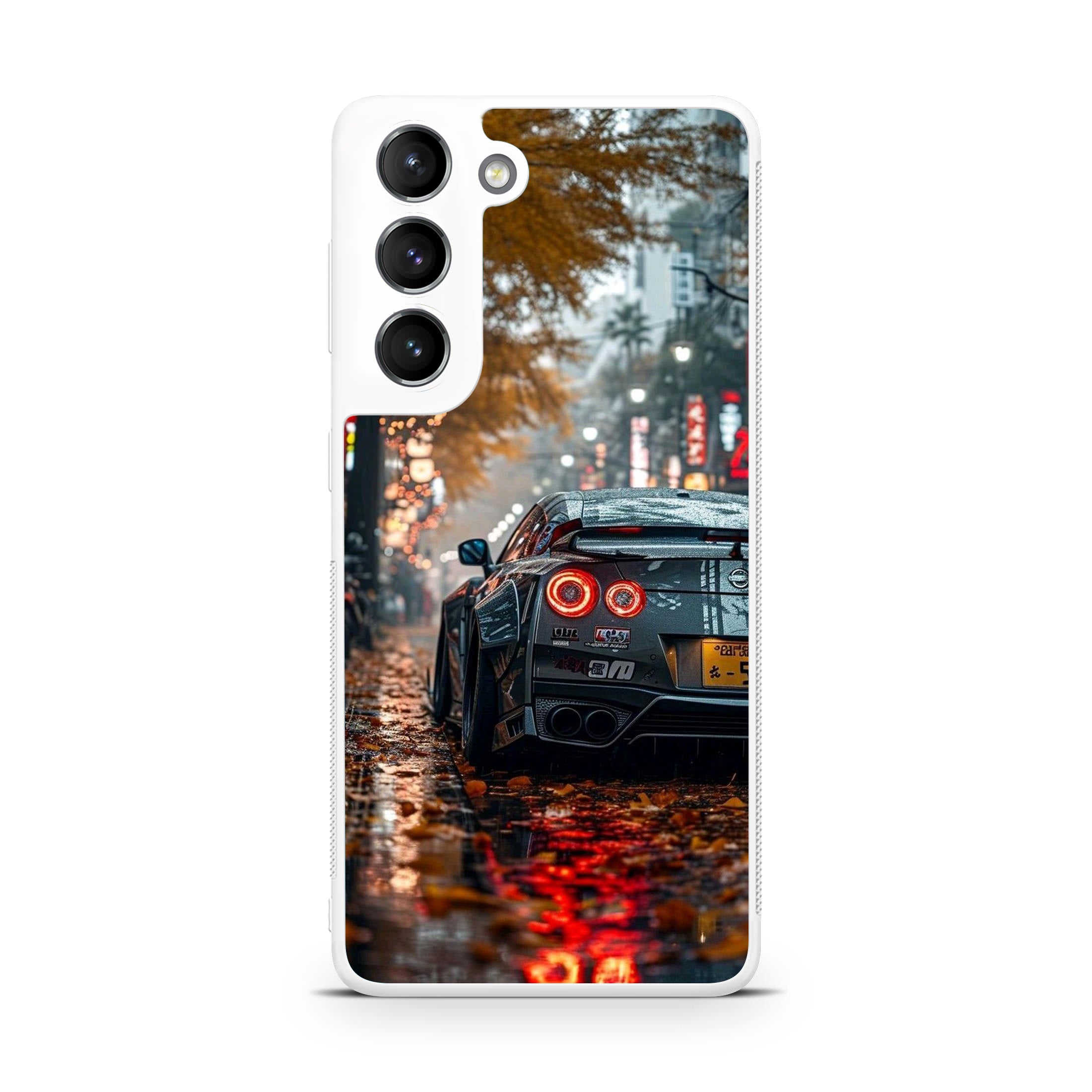 Neon Drift Autumn Streets Samsung Galaxy S22 / S22 Plus Case