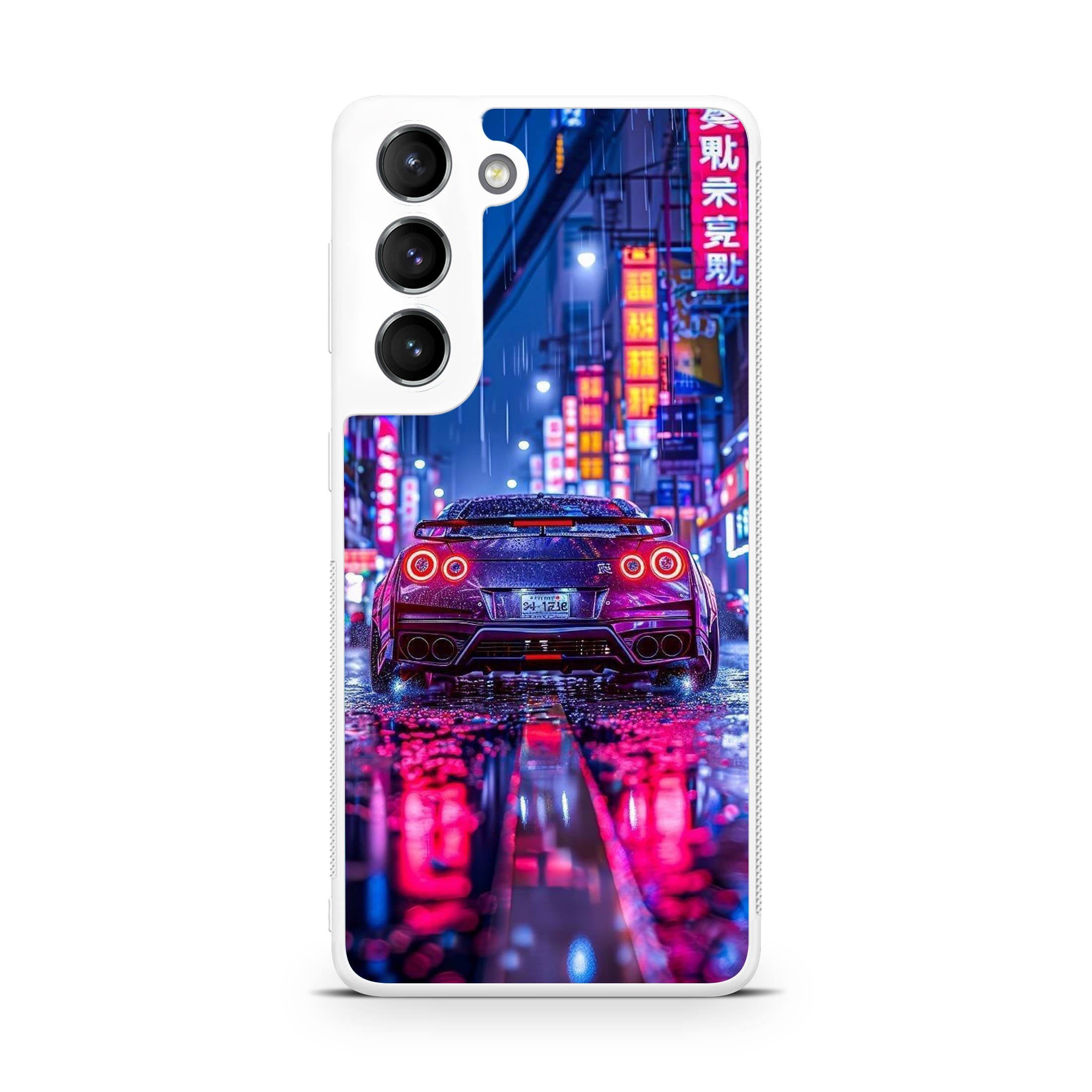 Neon Midnight Drift Tokyo Rain Samsung Galaxy S22 / S22 Plus Case