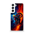 Ride Through Fire and Ice Samsung Galaxy S22 / S22 Plus Case