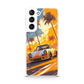 Turbo Dreams in Neon Palms Samsung Galaxy S22 / S22 Plus Case