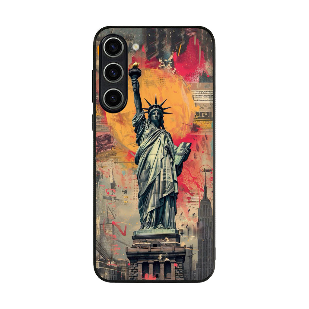 Canvas Art Statue of Liberty Samsung Galaxy S23 / S23 Plus Case