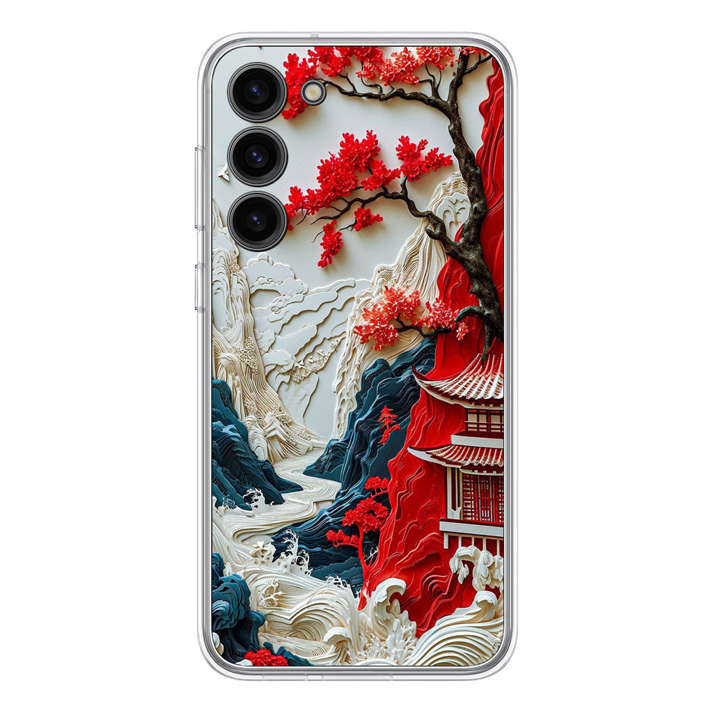 Whispers of the Crimson Zen Samsung Galaxy S23 / S23 Plus Case
